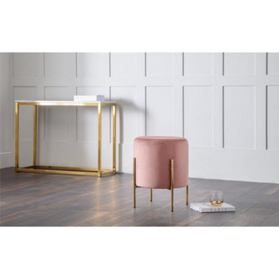 Dusky pink deals dressing table stool