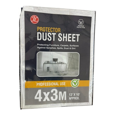 Dust Sheet 4x3M Dust Sheets for Furniture, Dust Sheet Plastic Sheets ...