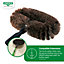 Dusting Wall Cleaning Brush - Cobweb Duster & Ceiling Fan Cleaner Brush - Fits Any Telescopic Pole, Round Dusting by UNGER