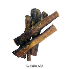 Dutch Beef Pizzles "Bully Sticks" (1kg-12cm) Natural High Protein Low Fat Dog Treats