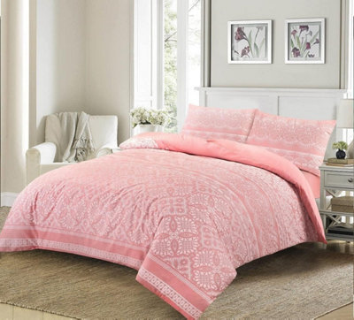 Duvet Cover Set Geometric Printed Paste Aaliyah Easy Care Printed Quilt Cover Bedding Set