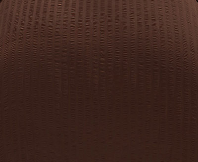 Duvet Cover Set Seersucker Single/Double/King/Super King Bedding Set - Duvet Cover + Matching Pillowcase -  Brown