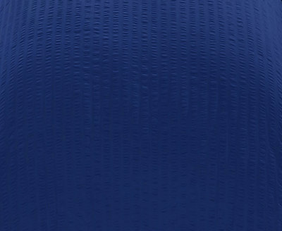 Duvet Cover Set Seersucker Single/Double/King/Super King Bedding Set - Duvet Cover + Matching Pillowcase - Royal Blue