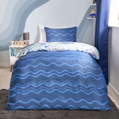 Duvet Cover Set Under The Sea Quilt Pillowcase Reversible Bedding - 5