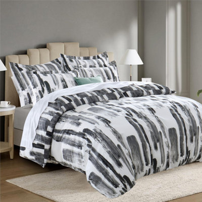 Duvet Cover Set with Pillowcase Reversible Printed Floral Single Double King Super King Size Bedding Sets Comfortable Soft 3PC