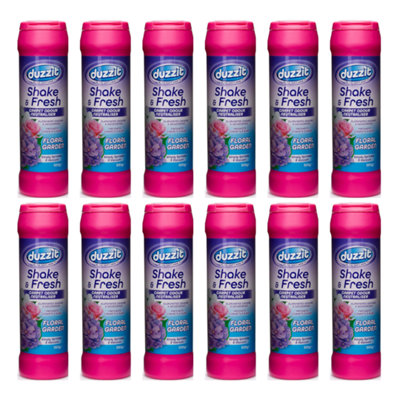 Duzzit Carpet Odour Neutralizer Shake & Fresh Floral Garden 500gm x 12