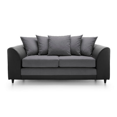 Dylan 3 Seater Sofa in Dark Grey