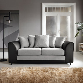 Dylan 3 Seater Sofa in Light Grey