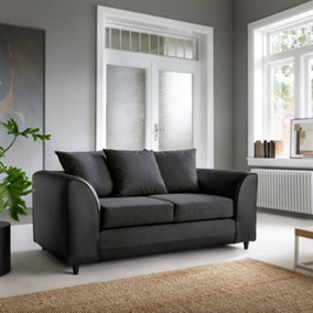 Dylan Collection 2 Seater Sofa in Black