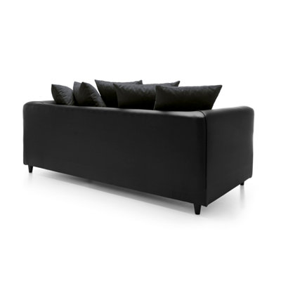 Dylan Collection 3 Seater Sofa in Black