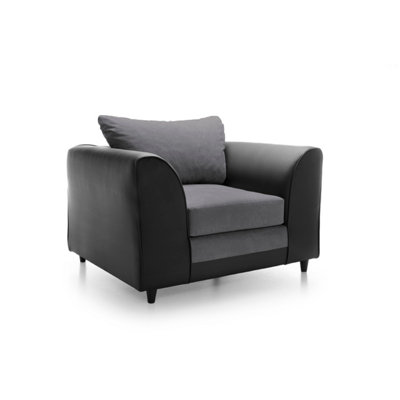 Dylan Collection Armchair in Dark Grey