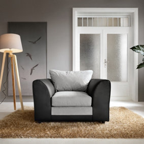 Dylan Collection Armchair in Light Grey