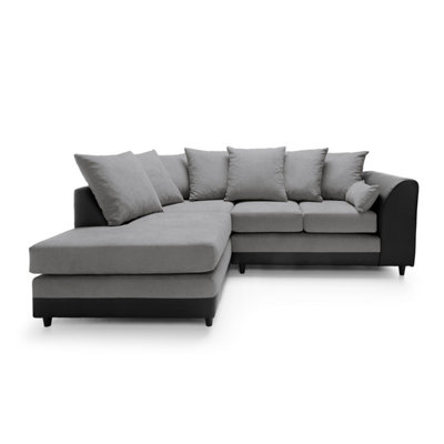Dylan Corner Sofa Left Facing in Cool Grey