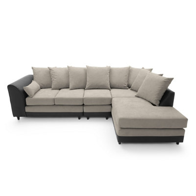 Dylan Large Corner Sofa Right Facing in Sand