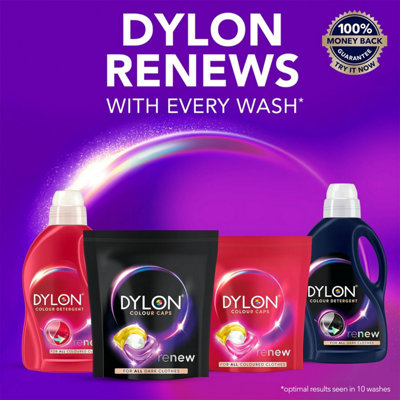 Dylon Colour Capsules for Dark Coloured Clothes, 40 Washes