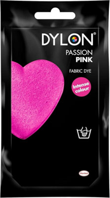 Dylon Hand Dye 29 PASSION PINK 50g - Permanent Fabric Dye for Clothes  Pack of 3