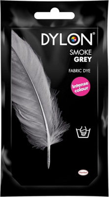 Dylon Hand Dye 65 SMOKE GREY 50g - Permanent Fabric Dye for Clothes Pack of 3