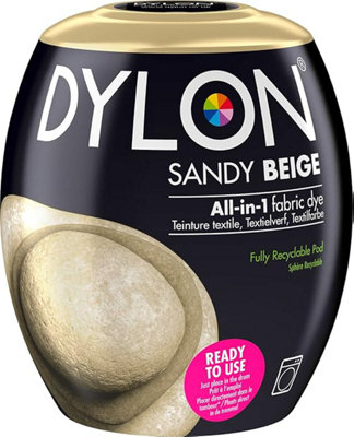 Dylon Machine Dye Pods 350g Fabric Dye Colour For Clothes SANDY BEIGE
