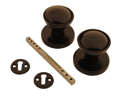 Dzina Black Knobs Only (Pack of 1)