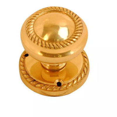 Dzina Georgian Brass Knobs (Pack of 1)
