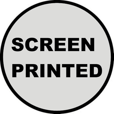 Dzina Push Door Sign 75mm Screen Printed SSS Pack of 1