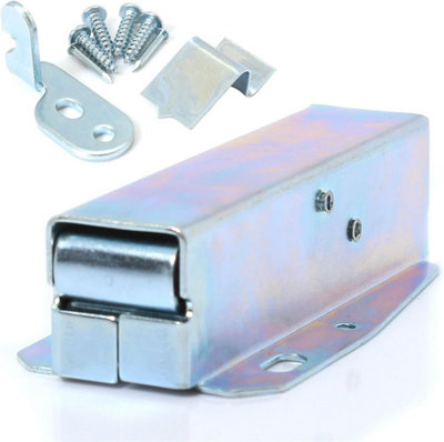 Dzina Push to Open Loft Door Catch, Touch Latch Hatch Lock for ...