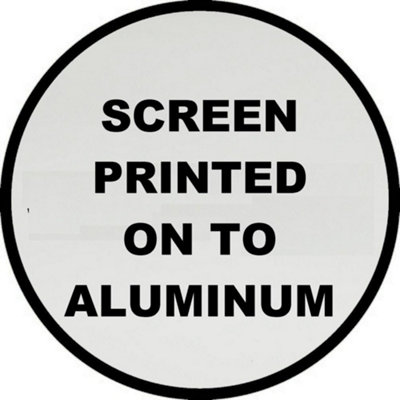Dzina Toilet Door Sign 75mm Screen Printed SAA Unisex Mens Womens Pack of 1 - 4