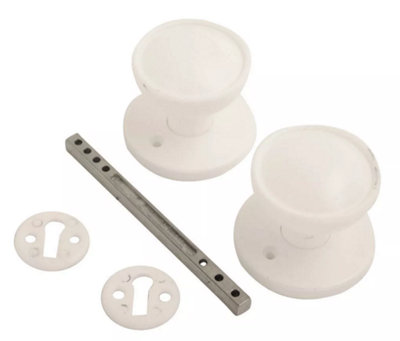 Dzina White Knobs Only (Pack of 1)