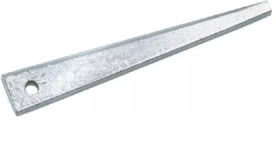 Dzina Zinc-Plated 75mm Traditional Hammer-in Vine Eyes for Garden Fixtures  Pack of 10