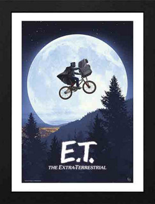 E.T. Moon 30 x 40cm Framed Collector Print