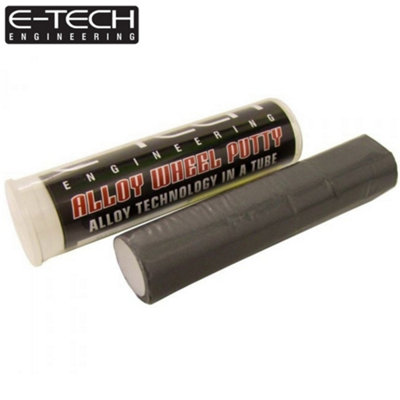 E-Tech Alloy Wheel Repair Putty Fast Setting Hardening Filler - 10cm Tube