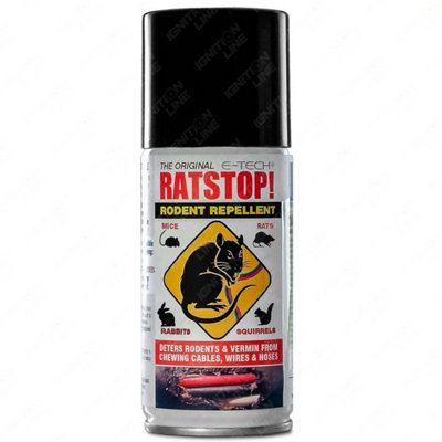 E-Tech RATSTOP Mice Rat Rabbit Squirrel Rodent Repeller Deterrent Spray ...