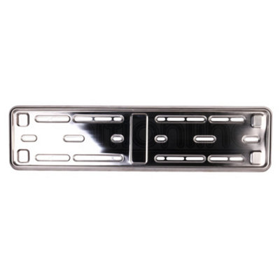 E-tech Stainless Steel Car Registration Number Plate Holder Surround ...