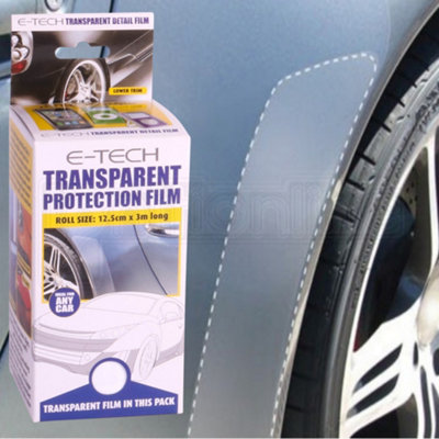 E-Tech Transparent Protection Stone Chip Scratch Scruff Car Bodywork ...