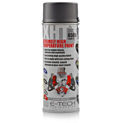 E-Tech XHT VHT Exhaust Extremely High Temperature- Graphite 400ml
