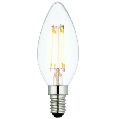E14 Mini Edison Dimmable LED Light Bulb 4W Warm White Filament