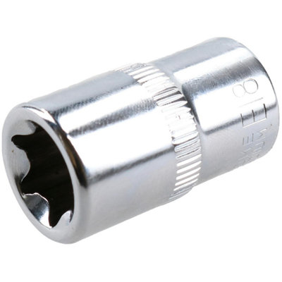 E18 Female Torx Socket Star Bit 1/2