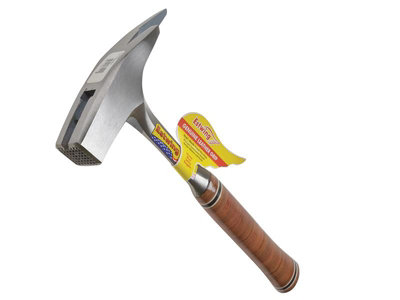 E239Mm Roofers Pick Hammer Milled Face - Leather Grip