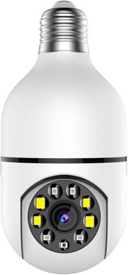 E27 Bulb Camera 1080P: 5G/2.4GHz WiFi, Full-Color Night Vision, 360 ...