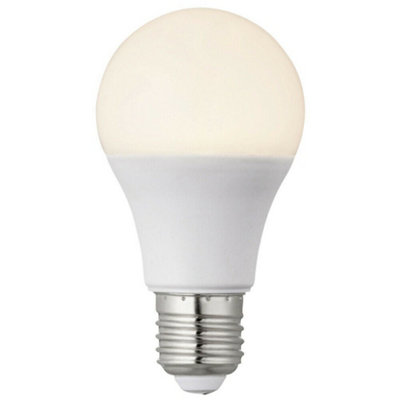 E27 Edison Screw Dimmable LED Light Bulb 10W Warm White Frosted Opal GLS Lamp