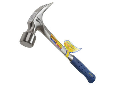 E3/22S Straight Claw Framing Hammer - Vinyl Grip 616G (22Oz)