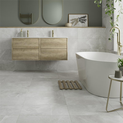 Shop marble effect tiles.