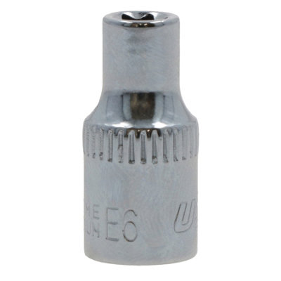 E6 Female Torx Socket Star Bit 1/4