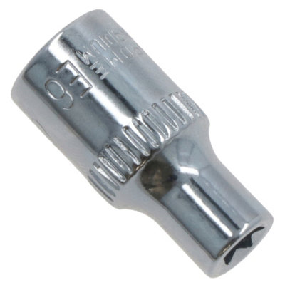 E6 Female Torx Socket Star Bit 1/4