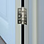 EAI - 3" Internal Door Hinges & Screws G7 FD30  - 76x50x2mm Square - Satin Nickel Plated