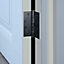 EAI - 4" Door Hinges & Screws G11 FD30/60 - 102x76x2.7mm Square - Black Pack of 3 Pairs