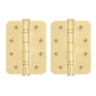 EAI 4" Fire Door Hinges 4" Stainless Steel Grade 13 102x76x3mm