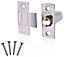 EAI - Adjustable Roller Catch Spring Loaded Latch Lock for Internal Doors - Nickel Plated