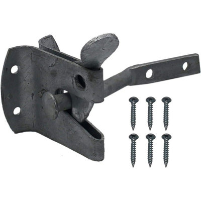 EAI Automatic Garden Gate Latch with Fixings 50mm 2" Galvanised