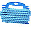EAI - Blue Poly Twisted Strong Rope - 10mm x 10metres - Handy Winder
